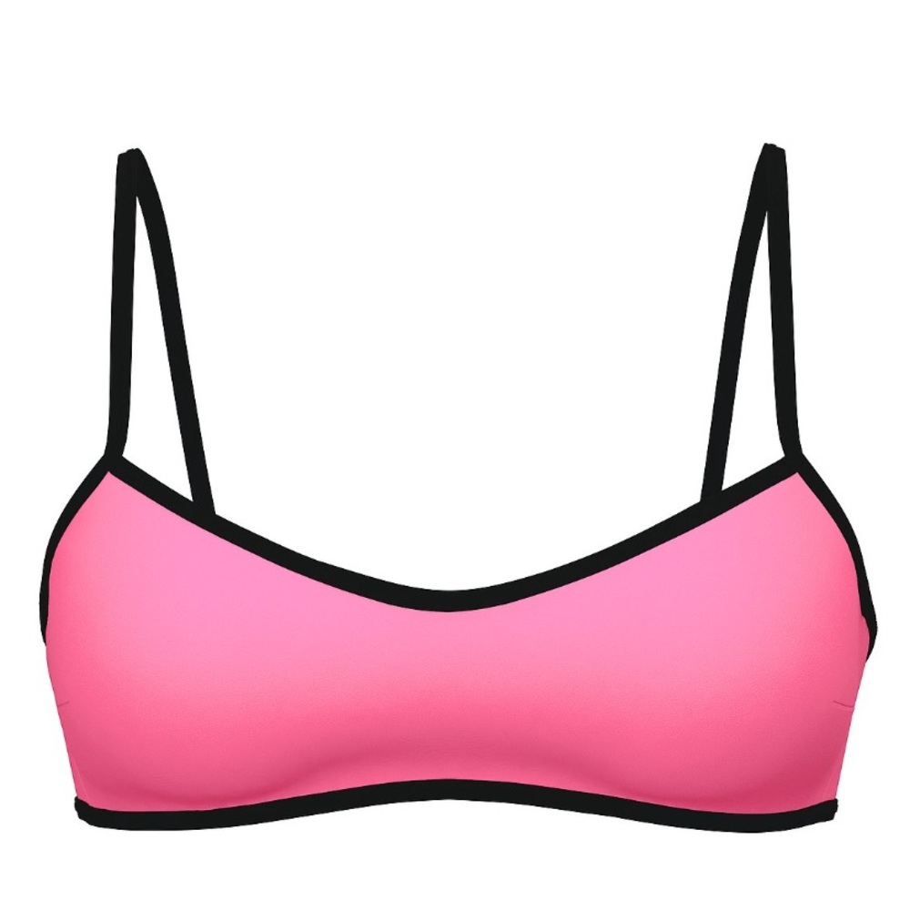 NWT Victoria’s Secret Archives Surf Scuba Scoop Bikini Top in ultra pink